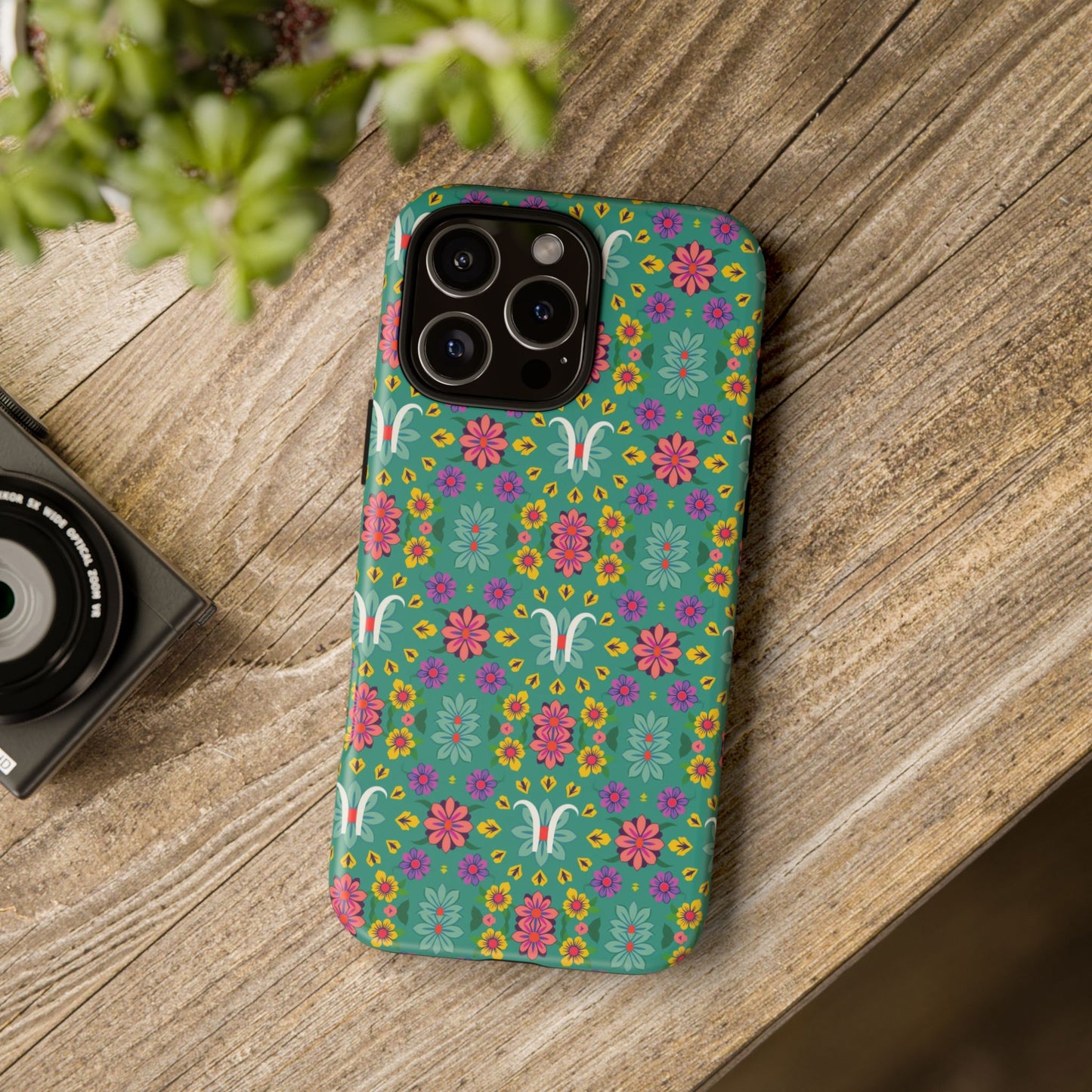 Tough Cases, Aquarius, Zodiac v4, Flower Pattern