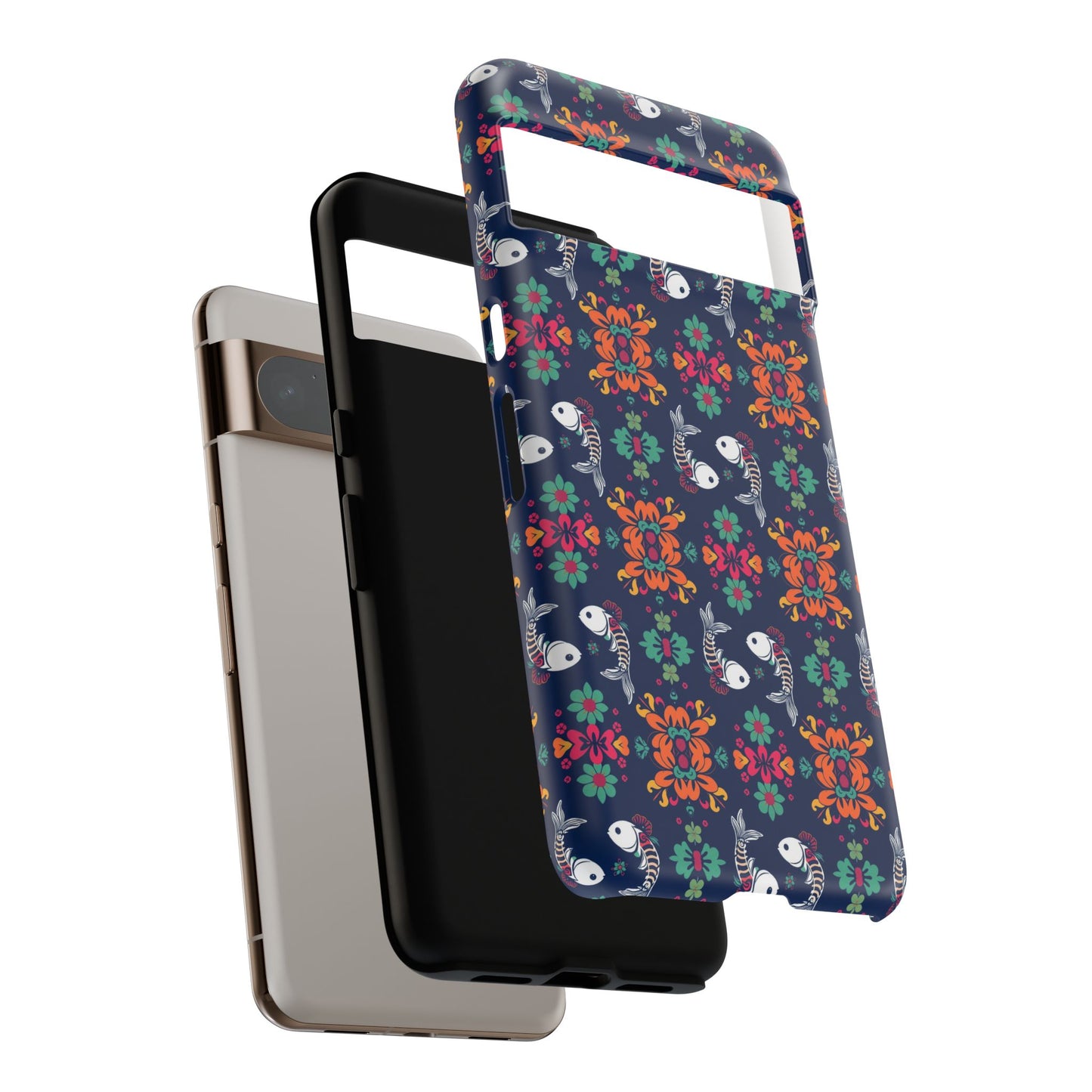 Tough Cases, Pisces, Zodiac, Flower Pattern