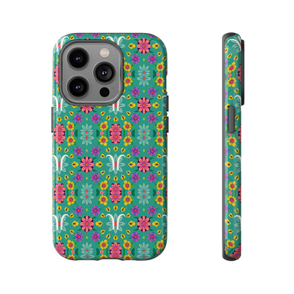 Tough Cases, Aquarius, Zodiac v4, Flower Pattern