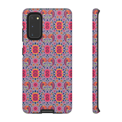 Tough Cases, Pisces, Zodiac v3, Flower Pattern
