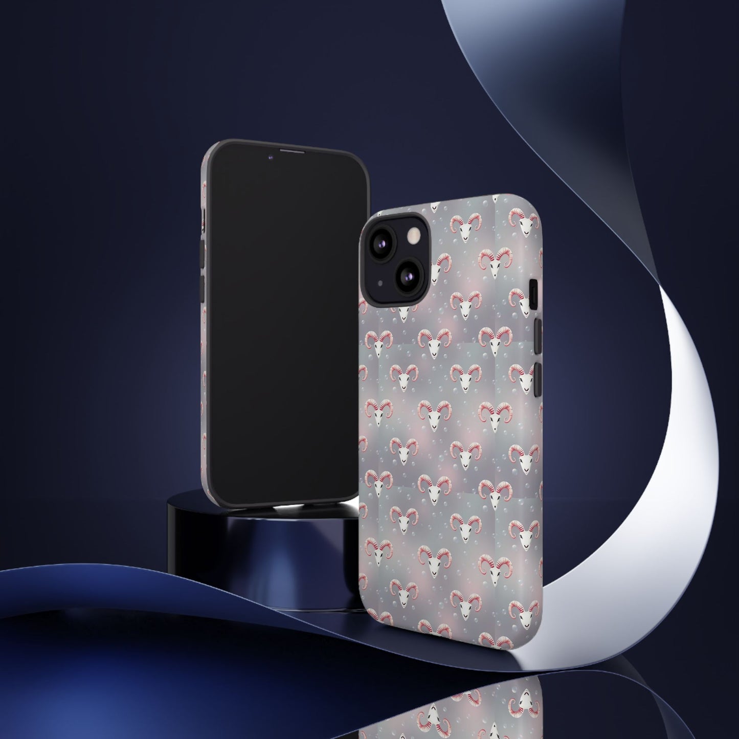 Tough Cases, Aries, Zodiac v2, Bubble Pattern