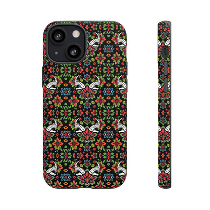 Tough Cases, Taurus, Zodiac v2, Flower Pattern
