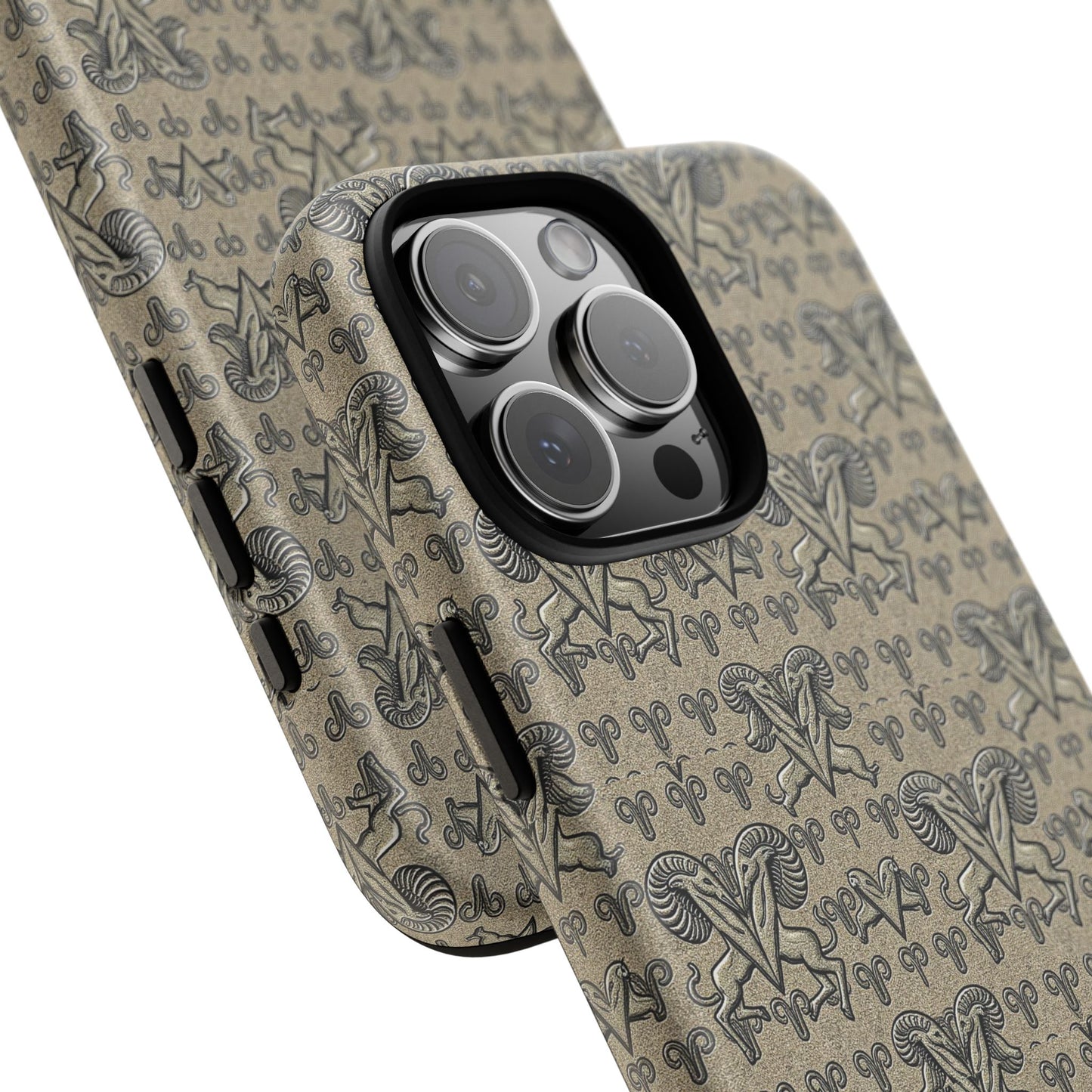 Tough Cases, Aries, Zodiac, Metal Pattern