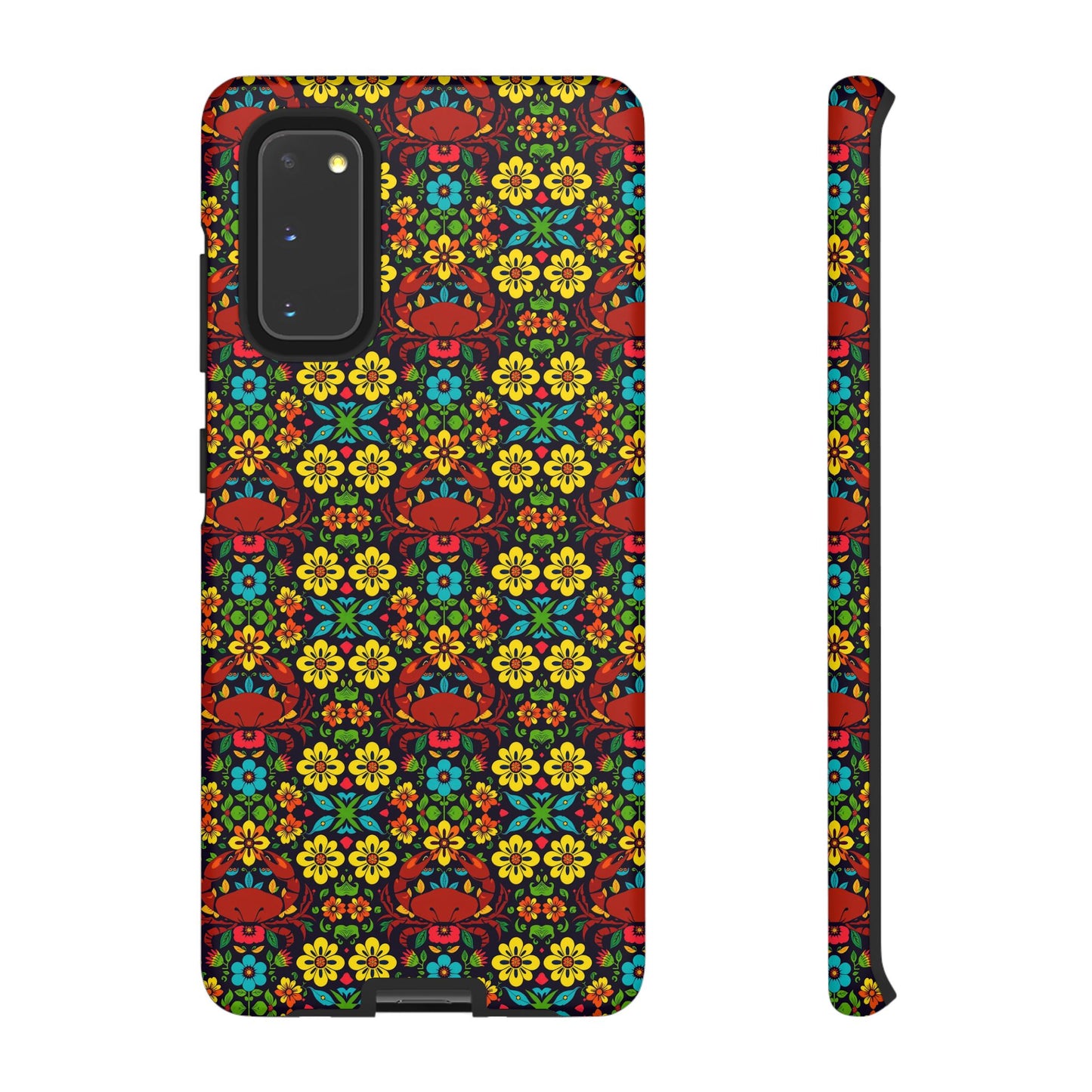 Tough Cases, Cancer, Zodiac v2, Flower Pattern