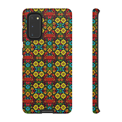 Tough Cases, Cancer, Zodiac v2, Flower Pattern