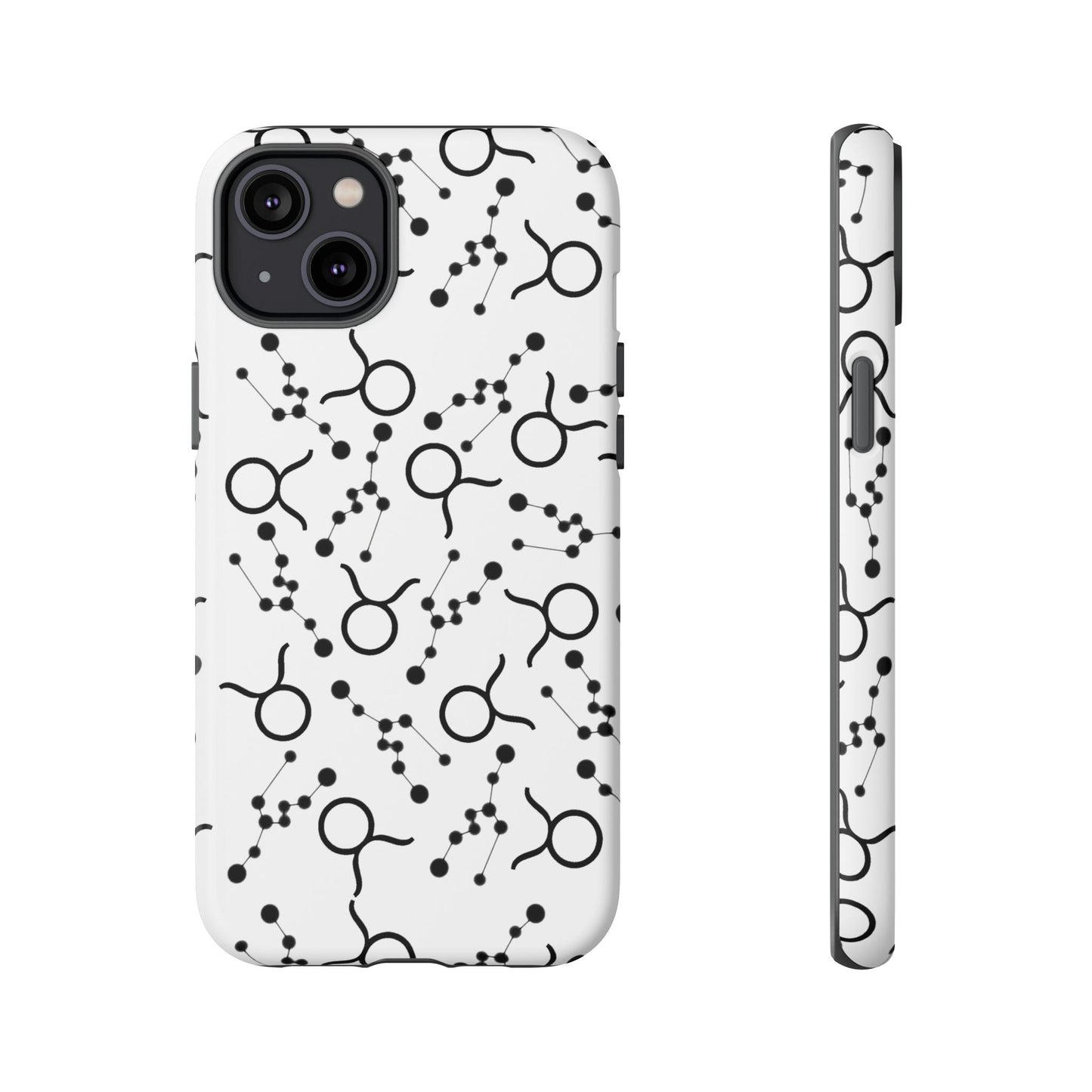 Tough Cases with the Taurus Zodiac sign for iPhone, Samsung Galaxy, and Google Pixel devices