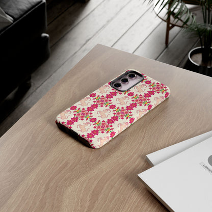 Tough Cases, Capricorn, Zodiac v3, Flower Pattern