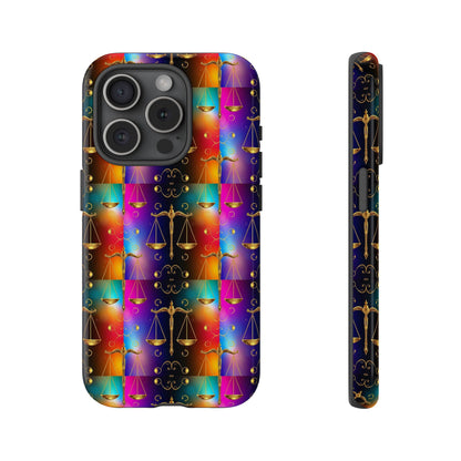 Tough Cases, Libra, Zodiac v1, Metal Pattern