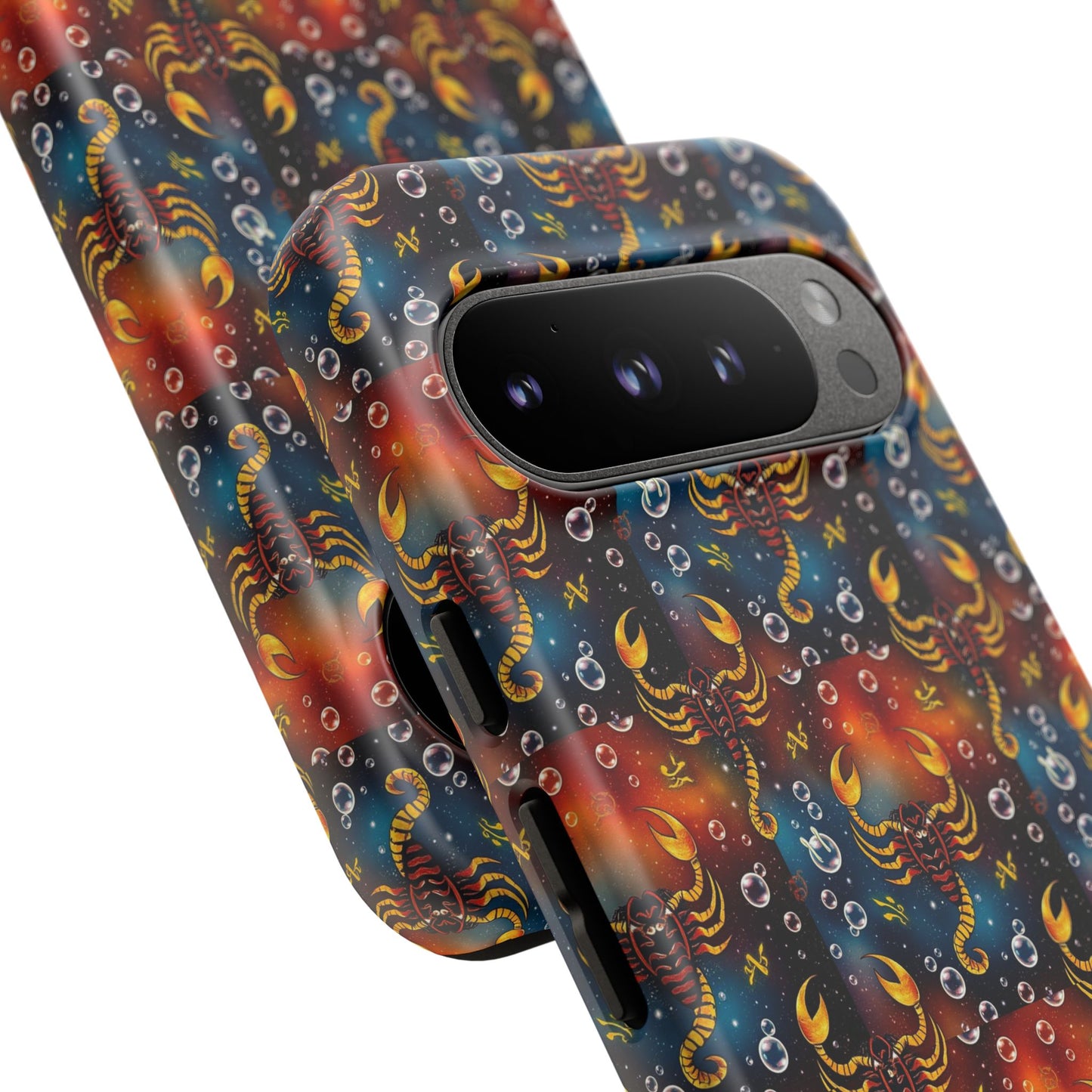 Tough Cases, Scorpio, Zodiac v2, Bubble Pattern