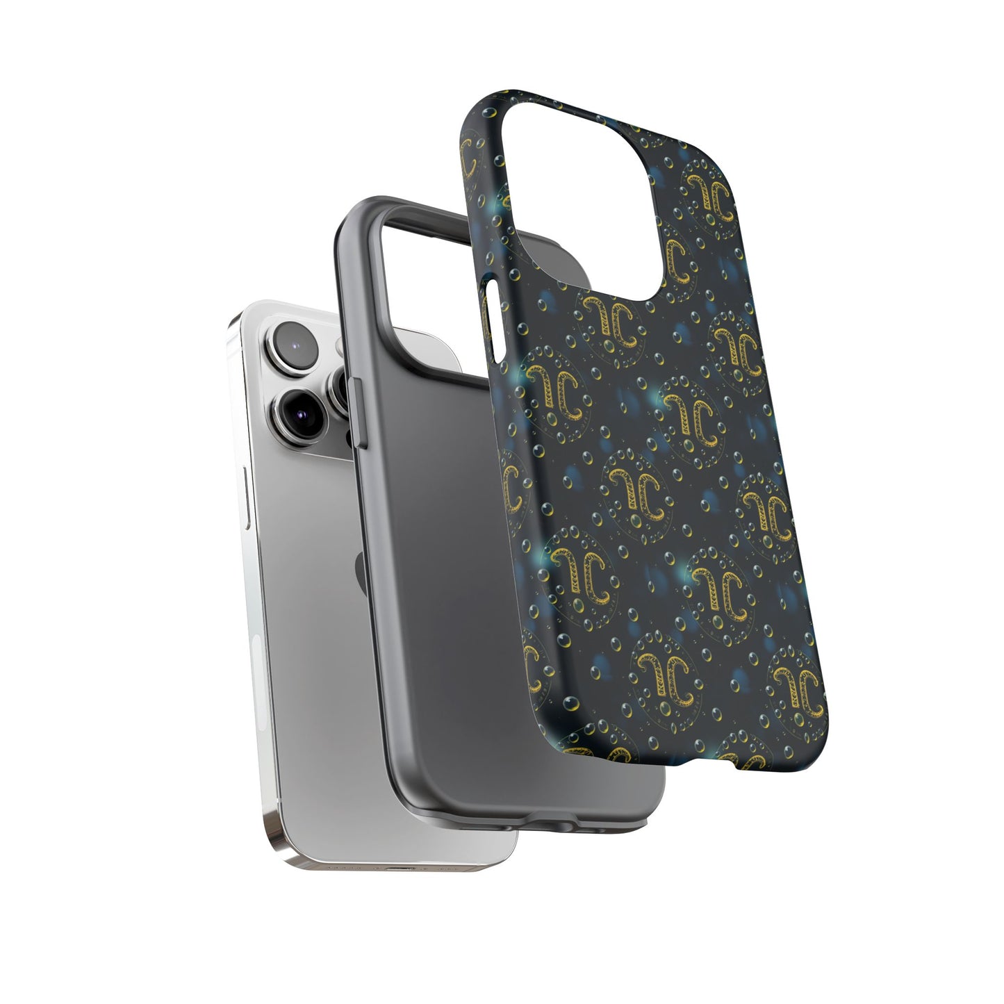 Tough Cases, Aquarius, Zodiac v2, Bubble Pattern