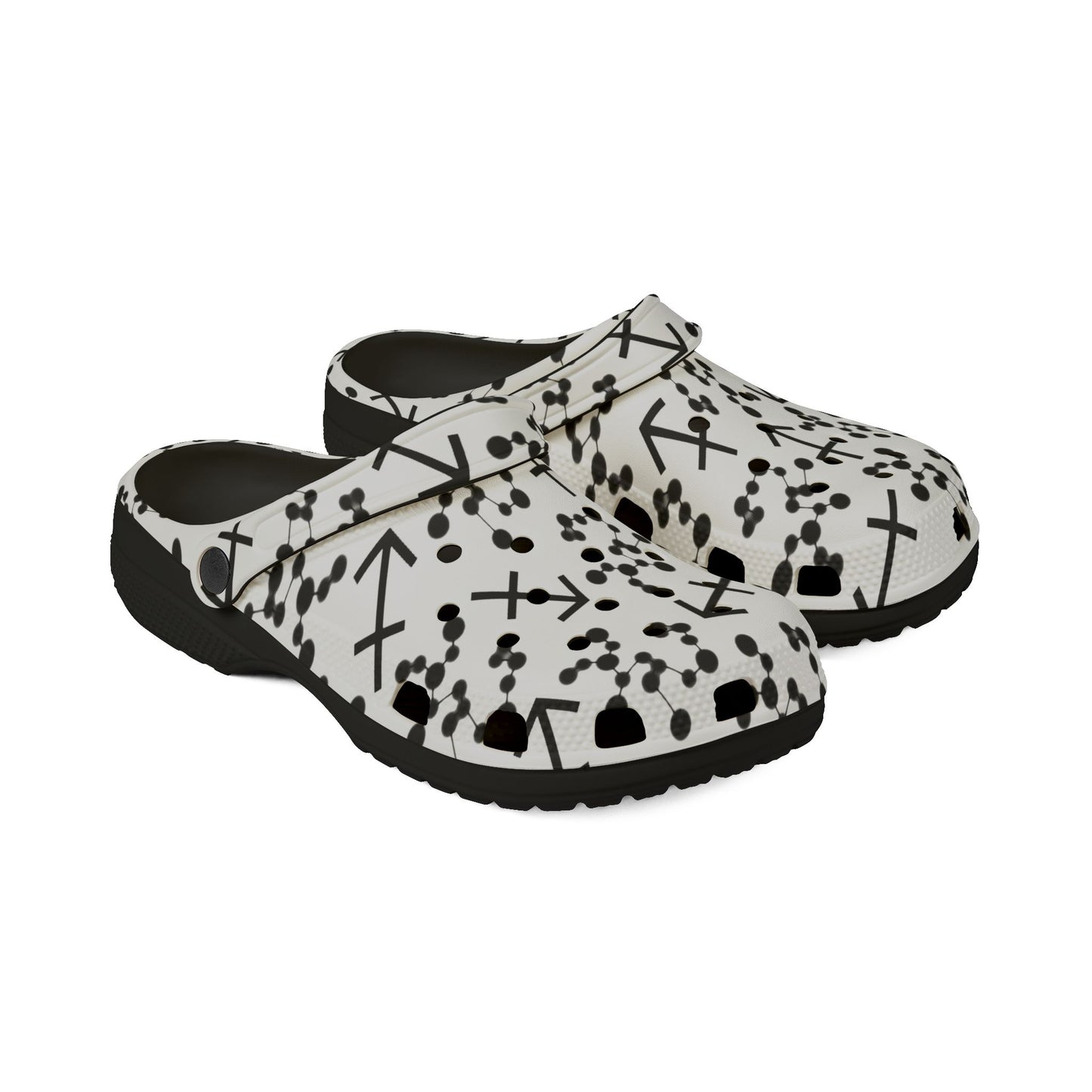 EVA Foam Rubber Shoes (AOP), Material 100% EVA, Sagittarius Zodiac Design