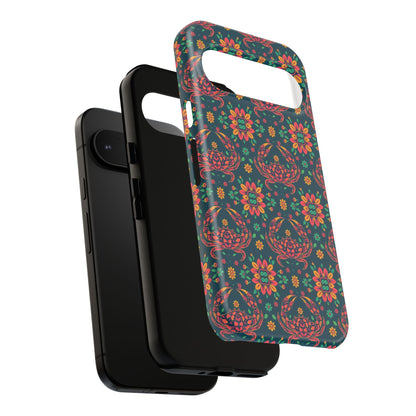 Tough Cases, Cancer, Zodiac v4, Flower Pattern