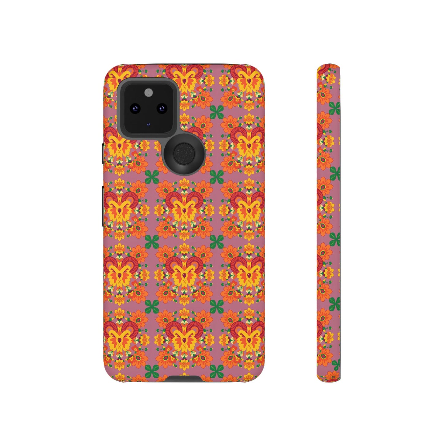 Tough Cases, Aries, Zodiac v1, Flower Pattern