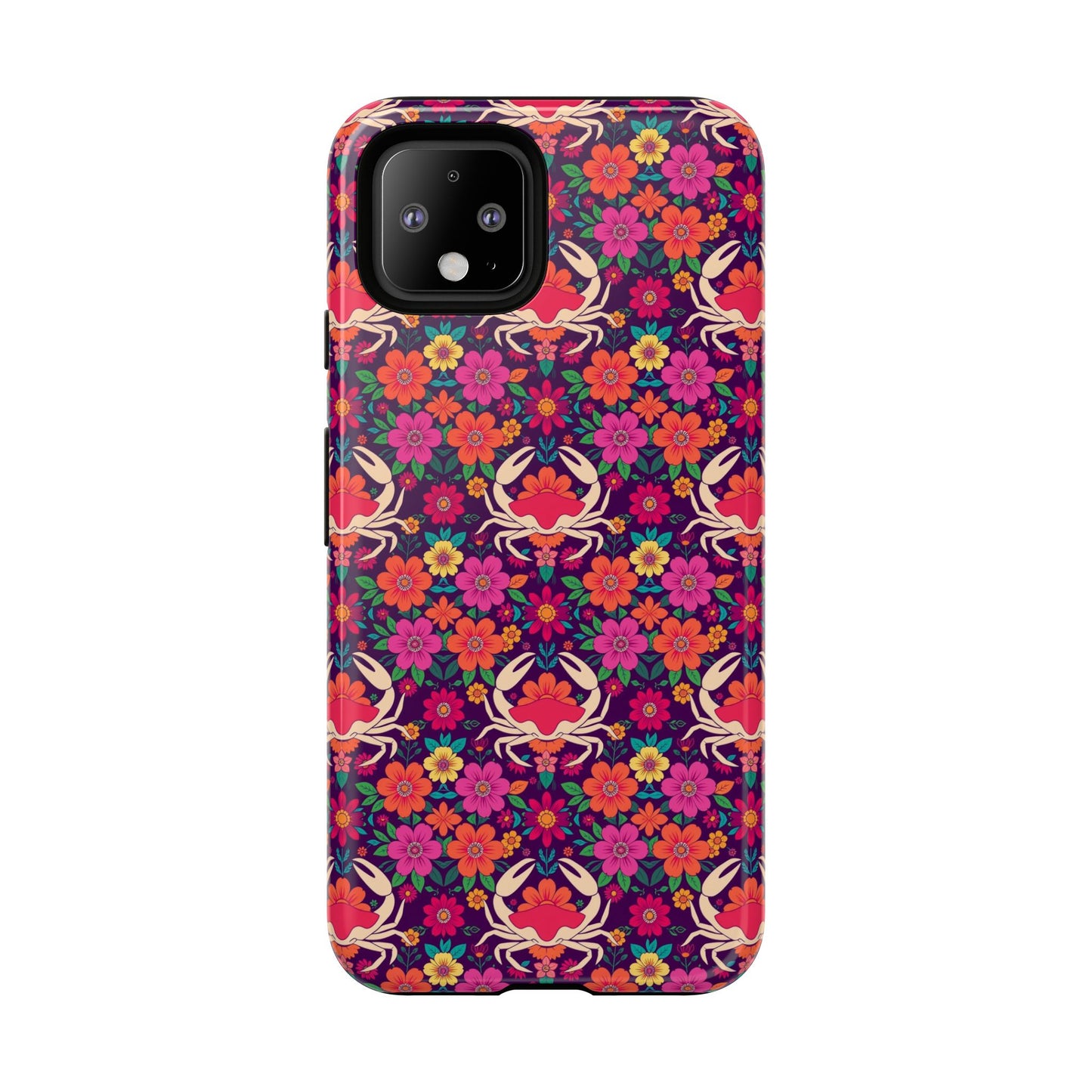 Tough Cases, Cancer, Zodiac v1, Flower Pattern