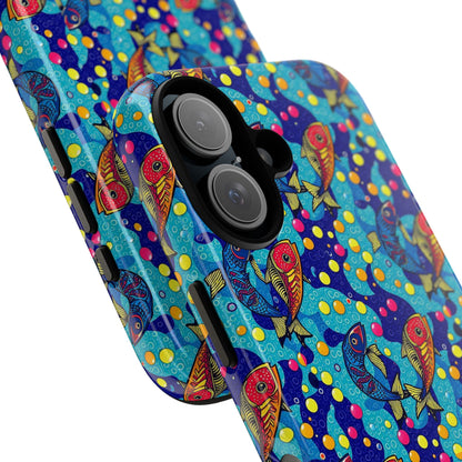 Tough Cases, Pisces, Zodiac v2, Bubble Pattern