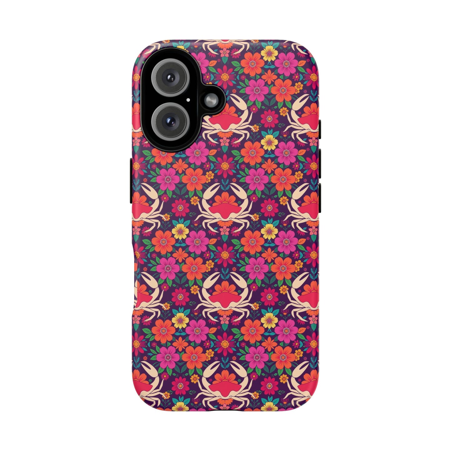 Tough Cases, Cancer, Zodiac v1, Flower Pattern