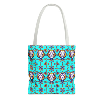 Tote Bag (AOP), Leo, Zodiac v1, Jewel Pattern