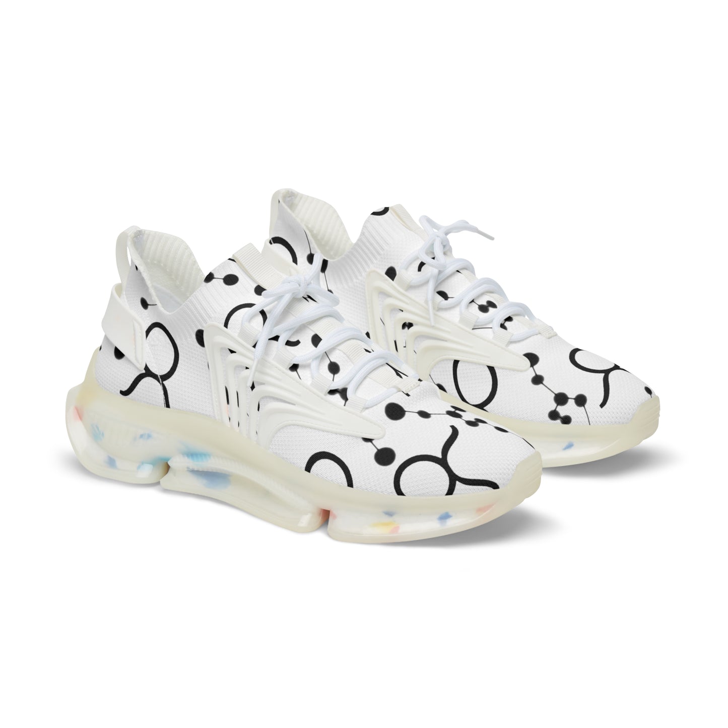 Men's Mesh Sneakers, Taurus Zodiac Sign, all over print