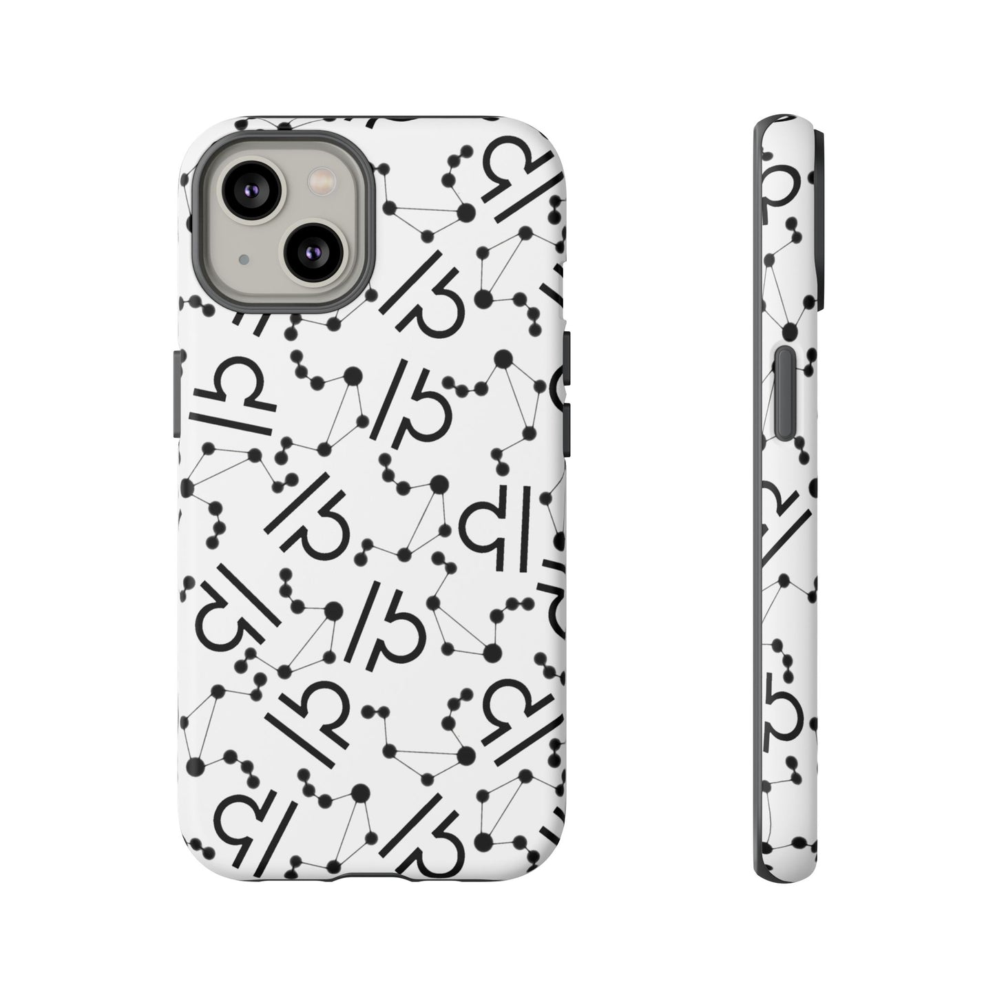 Tough Cases with the Libra Zodiac sign for iPhone, Samsung Galaxy, and Google Pixel devices
