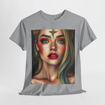 Unisex Heavy Cotton T-Shirt, Virgo, Zodiac, Sexy Art