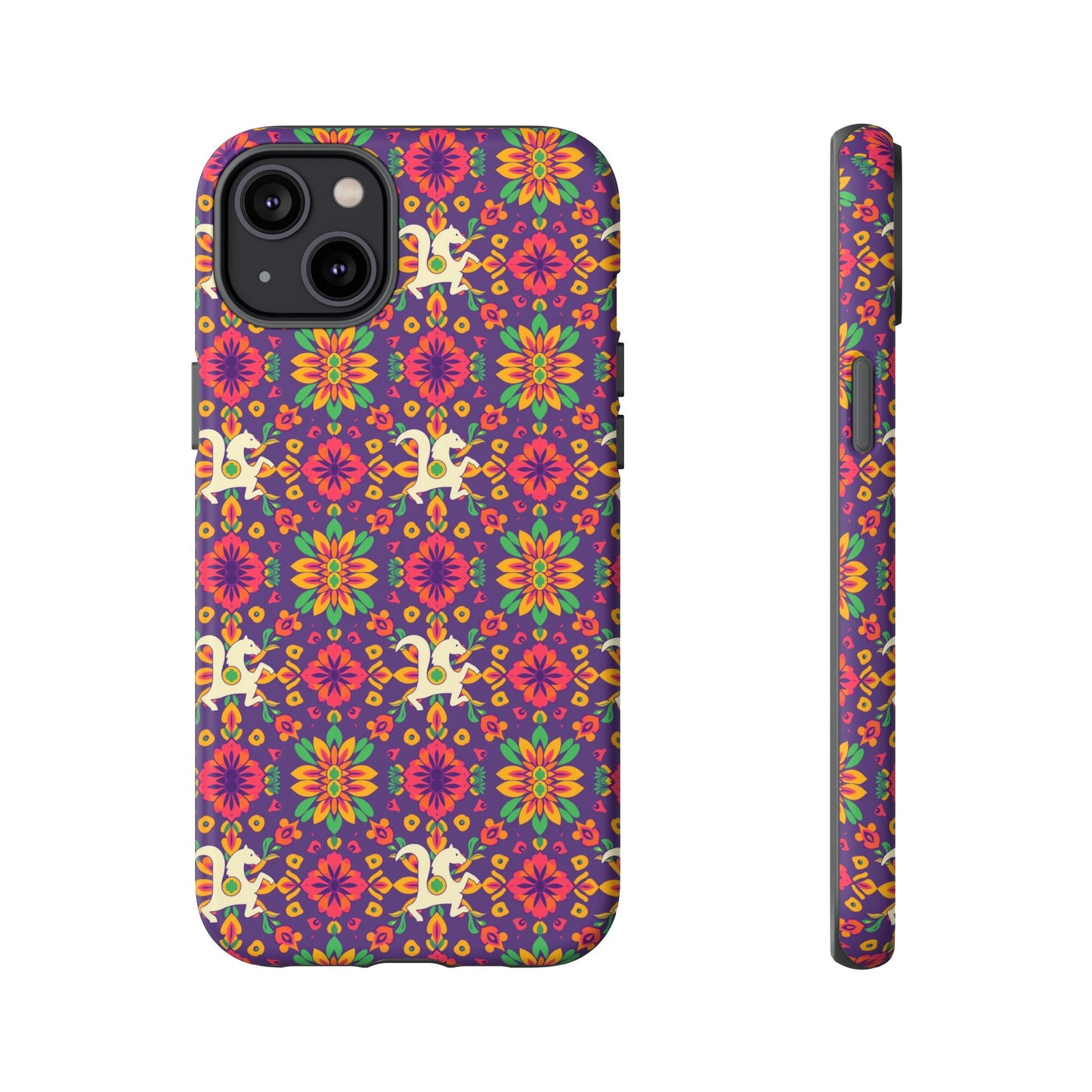 Tough Cases, Aquarius, Zodiac v1, Flower Pattern