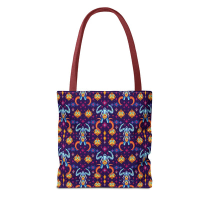 Tote Bag (AOP), Taurus, Zodiac, Jewel Pattern
