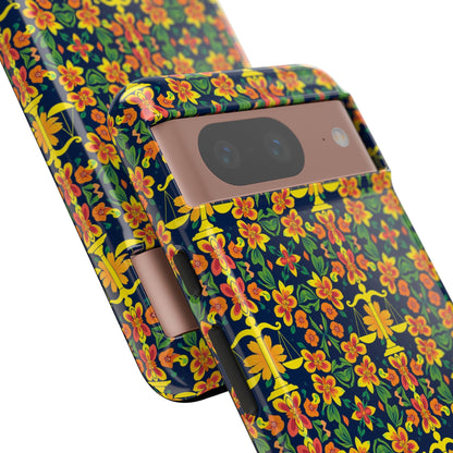 Tough Cases, Libra, Zodiac v3, Flower Pattern