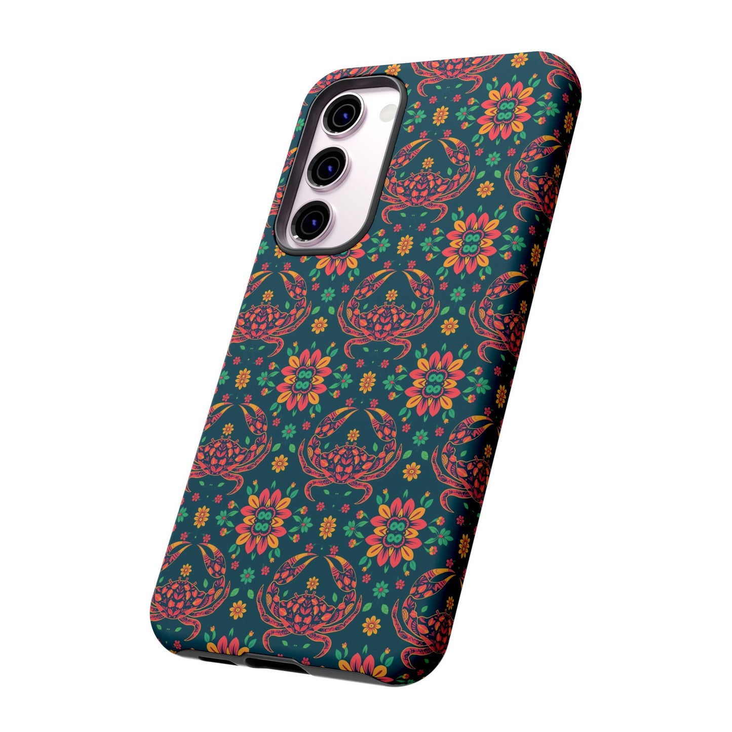 Tough Cases, Cancer, Zodiac v4, Flower Pattern