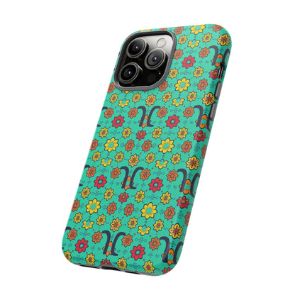 Tough Cases, Aquarius, Zodiac v2, Flower Pattern