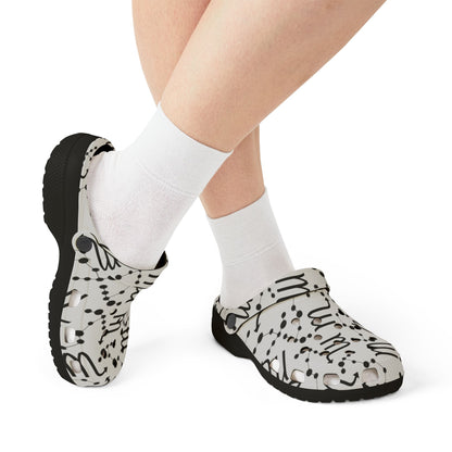 EVA Foam Rubber Shoes (AOP), Material 100% EVA, Scorpio Zodiac Design