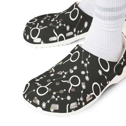 EVA Foam Rubber Shoes (AOP), Material 100% EVA, Virgo Zodiac Design