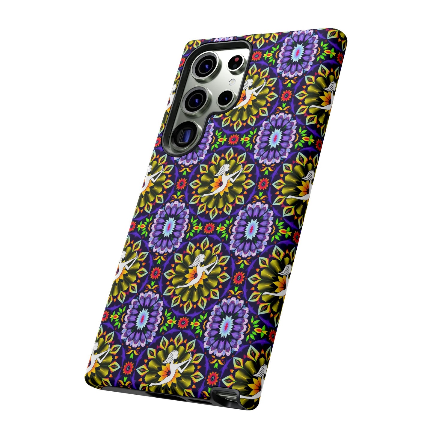 Tough Cases, Sagittarius, Zodiac v1, Flower Pattern
