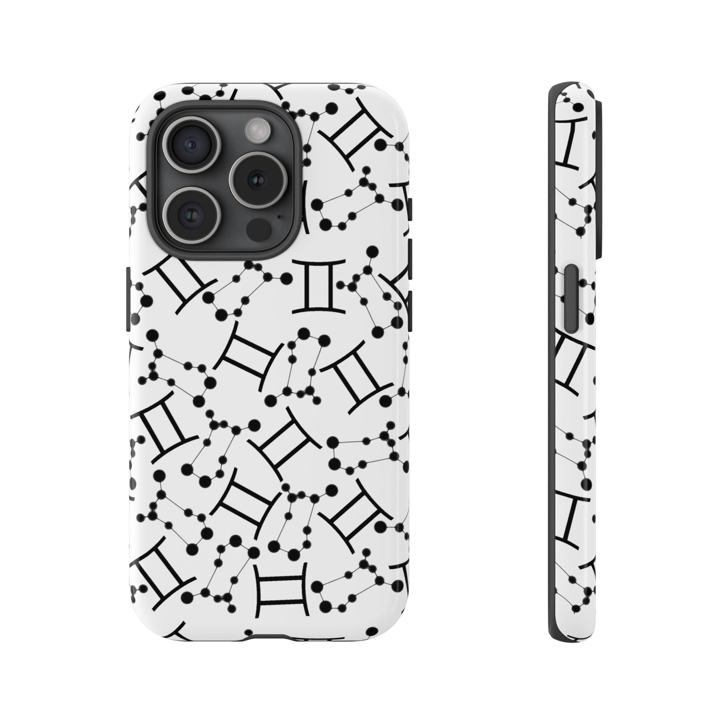 Tough Cases with the Gemini Zodiac sign for iPhone, Samsung Galaxy, and Google Pixel devices