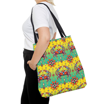 Tote Bag (AOP), Cancer, Zodiac, Jewel Pattern