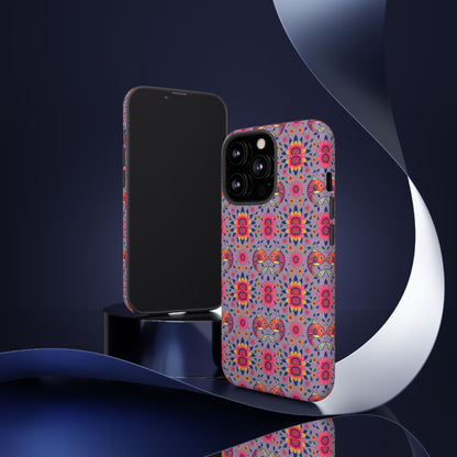 Tough Cases, Pisces, Zodiac v3, Flower Pattern