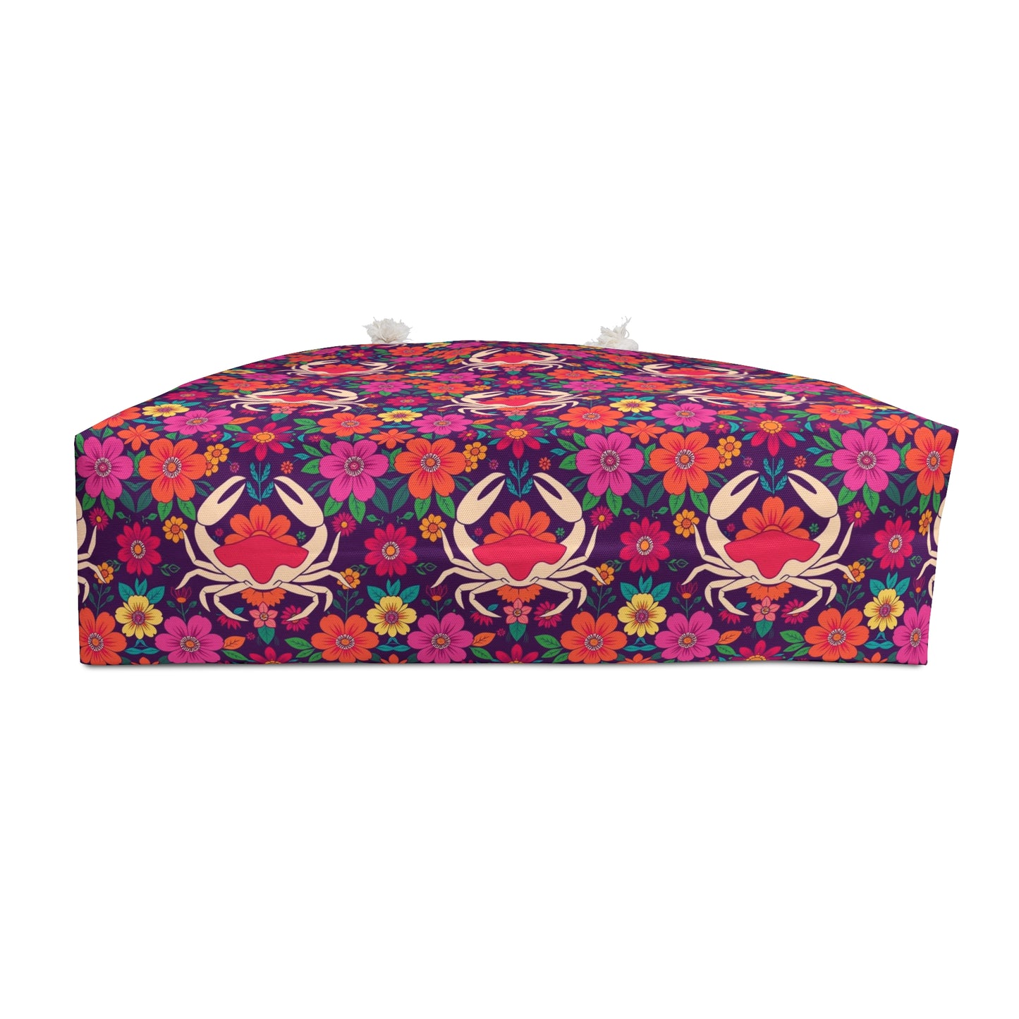 Weekender Bag, Cancer, Zodiac v1, Flower Pattern