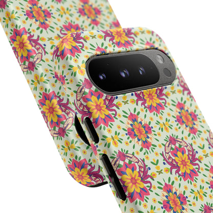 Tough Cases, Cancer, Zodiac v3, Flower Pattern