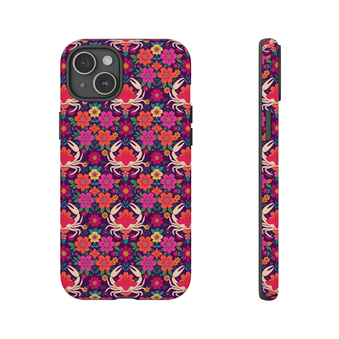Tough Cases, Cancer, Zodiac v1, Flower Pattern