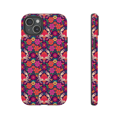 Tough Cases, Cancer, Zodiac v1, Flower Pattern