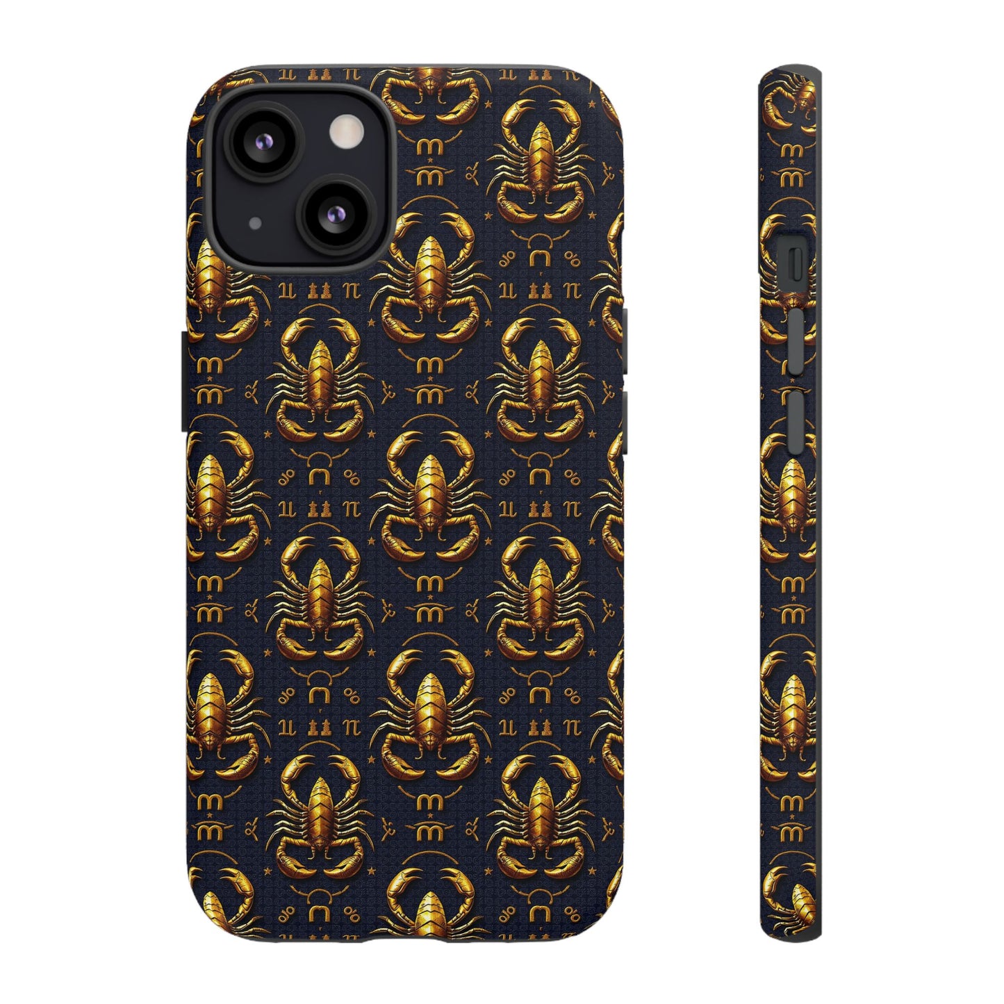 Tough Cases, Scorpio, Zodiac, Metal Pattern