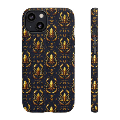 Tough Cases, Scorpio, Zodiac, Metal Pattern