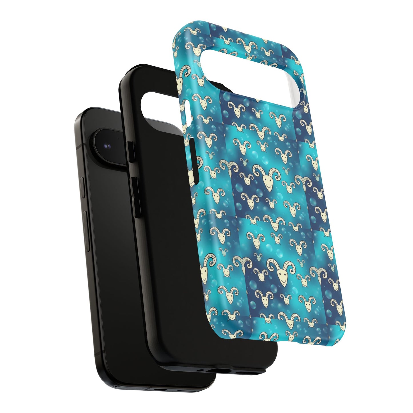 Tough Cases, Aries, Zodiac v1, Bubble Pattern
