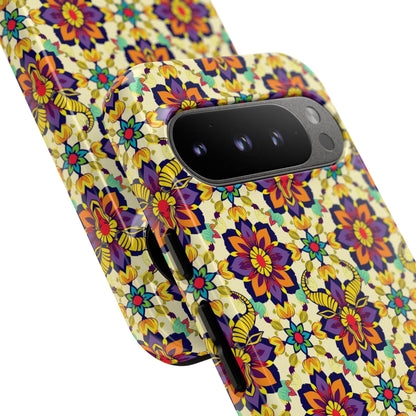 Tough Cases, Taurus, Zodiac v1, Flower Pattern