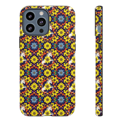 Tough Cases, Aquarius, Zodiac v3, Flower Pattern