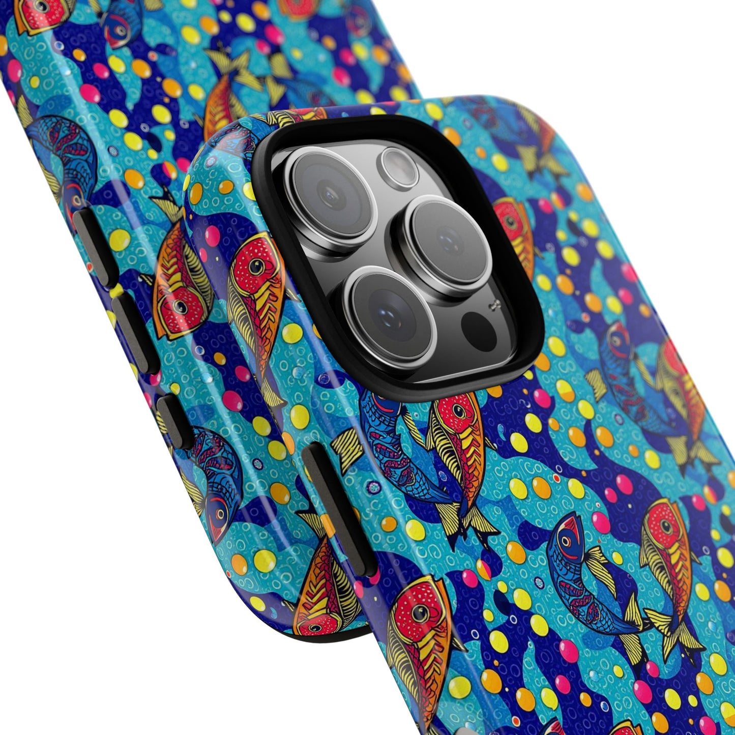 Tough Cases, Pisces, Zodiac v2, Bubble Pattern