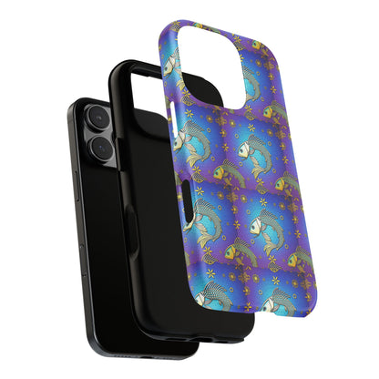 Tough Cases, Pisces, Zodiac v2, Metal Pattern