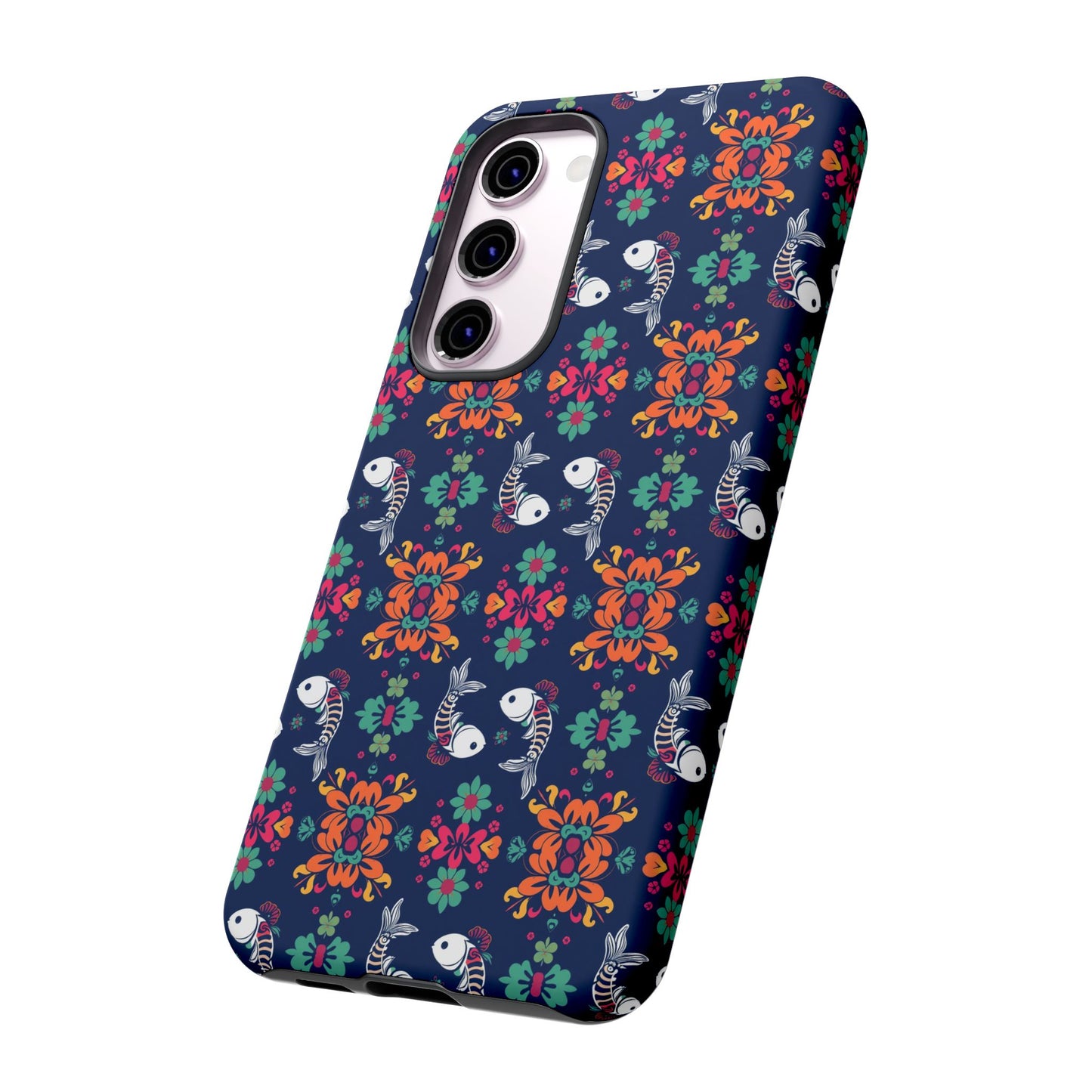 Tough Cases, Pisces, Zodiac, Flower Pattern