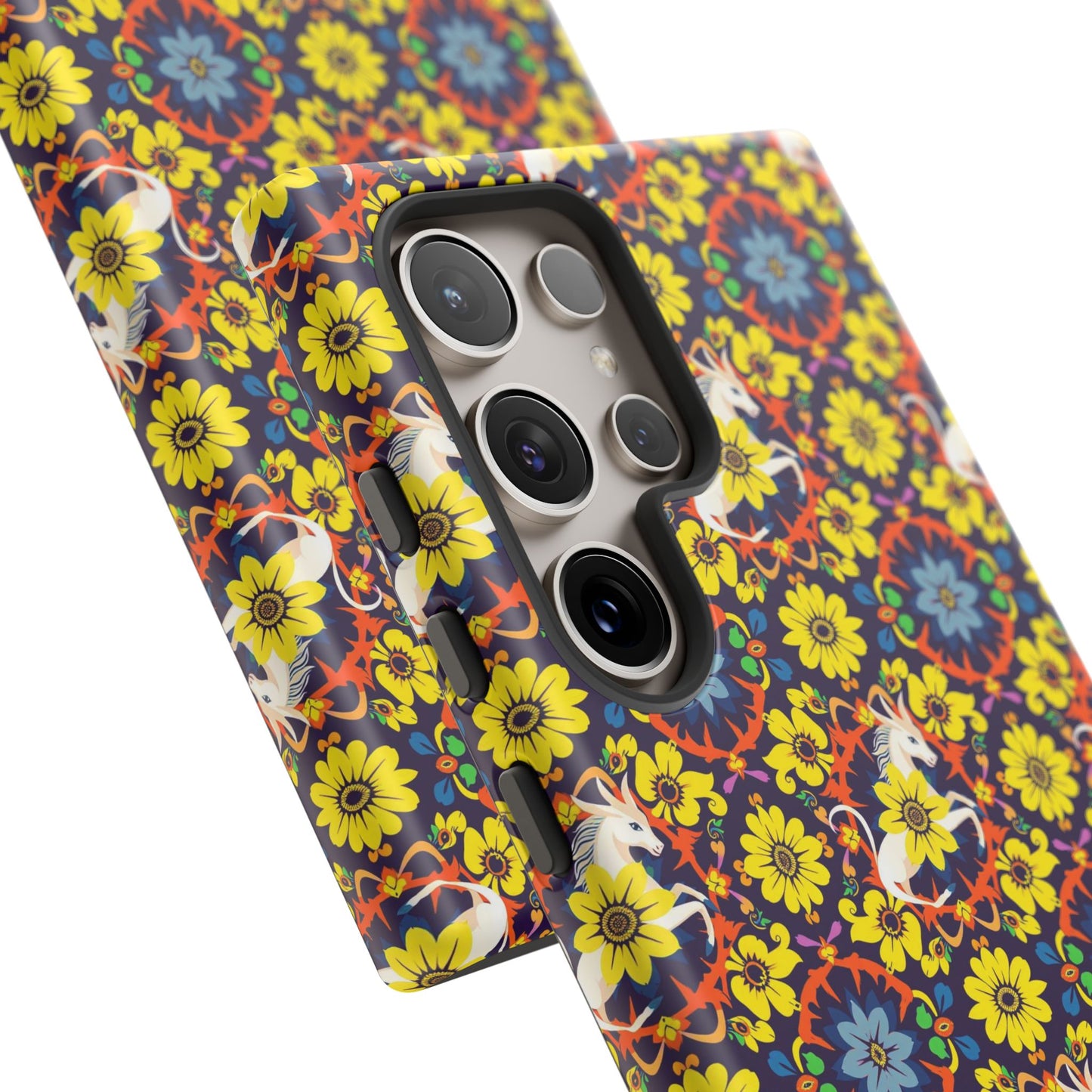 Tough Cases, Aquarius, Zodiac v3, Flower Pattern