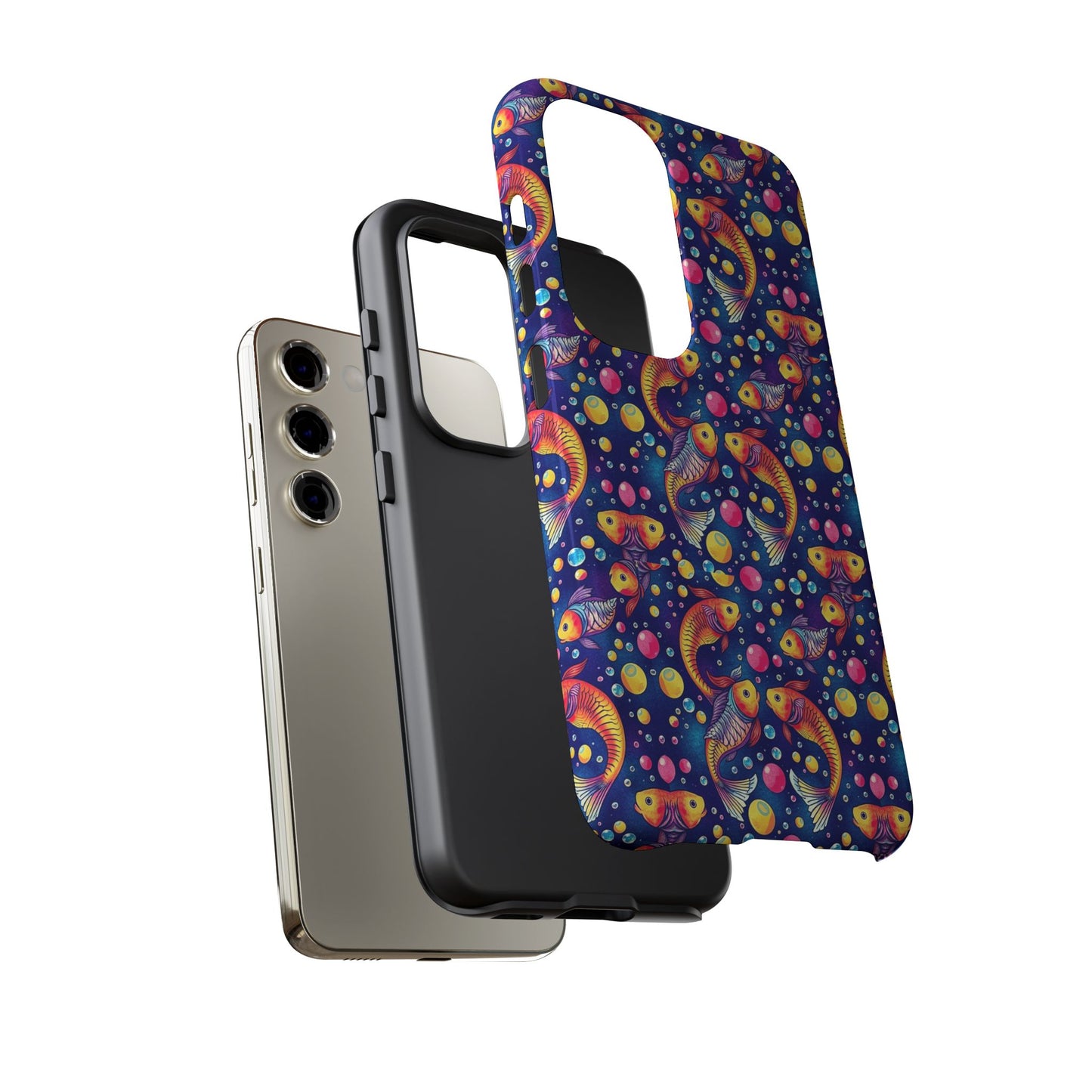 Tough Cases, Pisces, Zodiac, Bubble Pattern