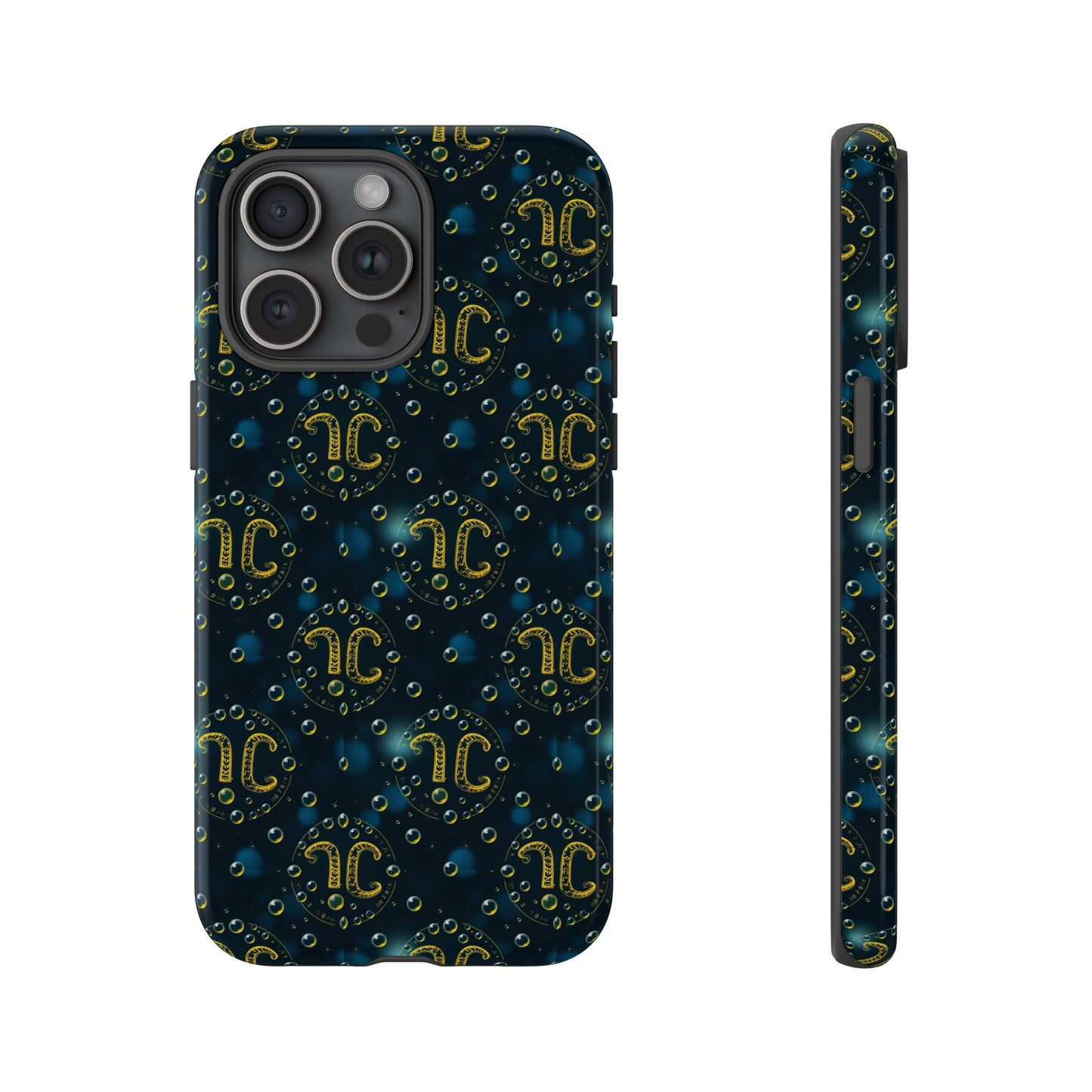 Tough Cases, Aquarius, Zodiac v2, Bubble Pattern